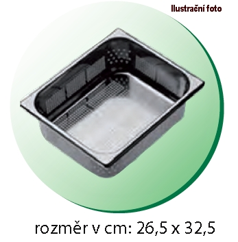 GN 1/2 -  20 RM INOX - perforované